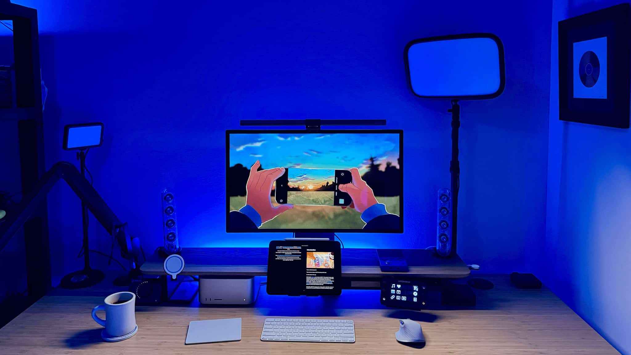 The macOS screen saver.