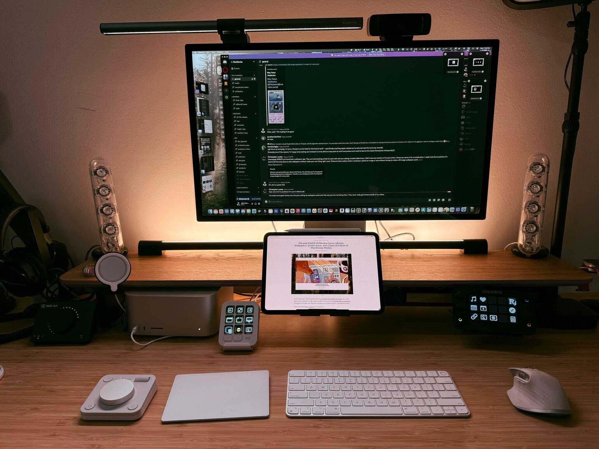 The Logitech MX Creative Console slots nicely into my existing setup.