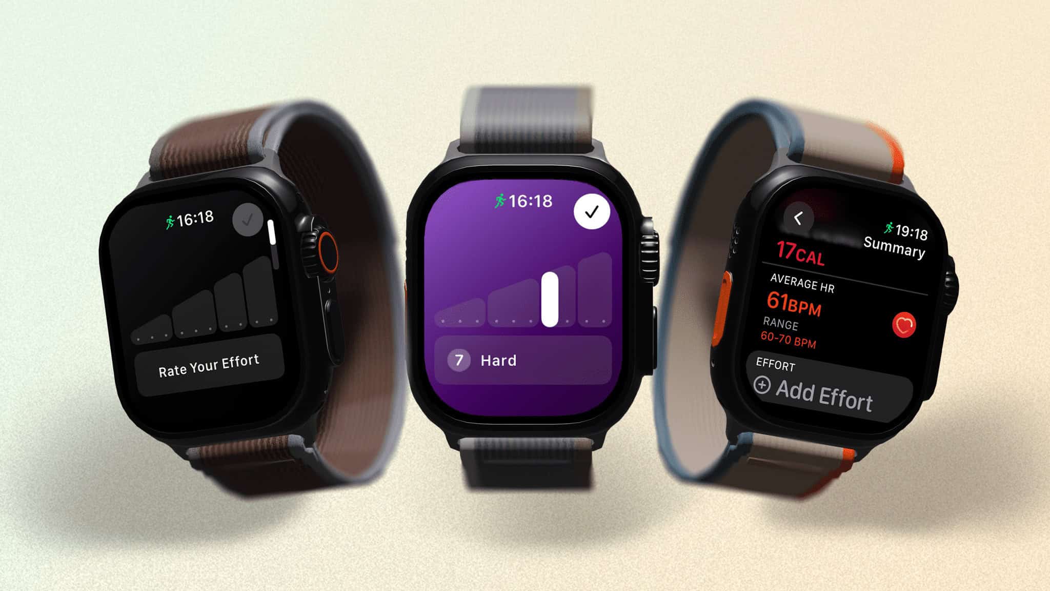 Giving your workout an Effort rating straight afterwards or (right) later on.