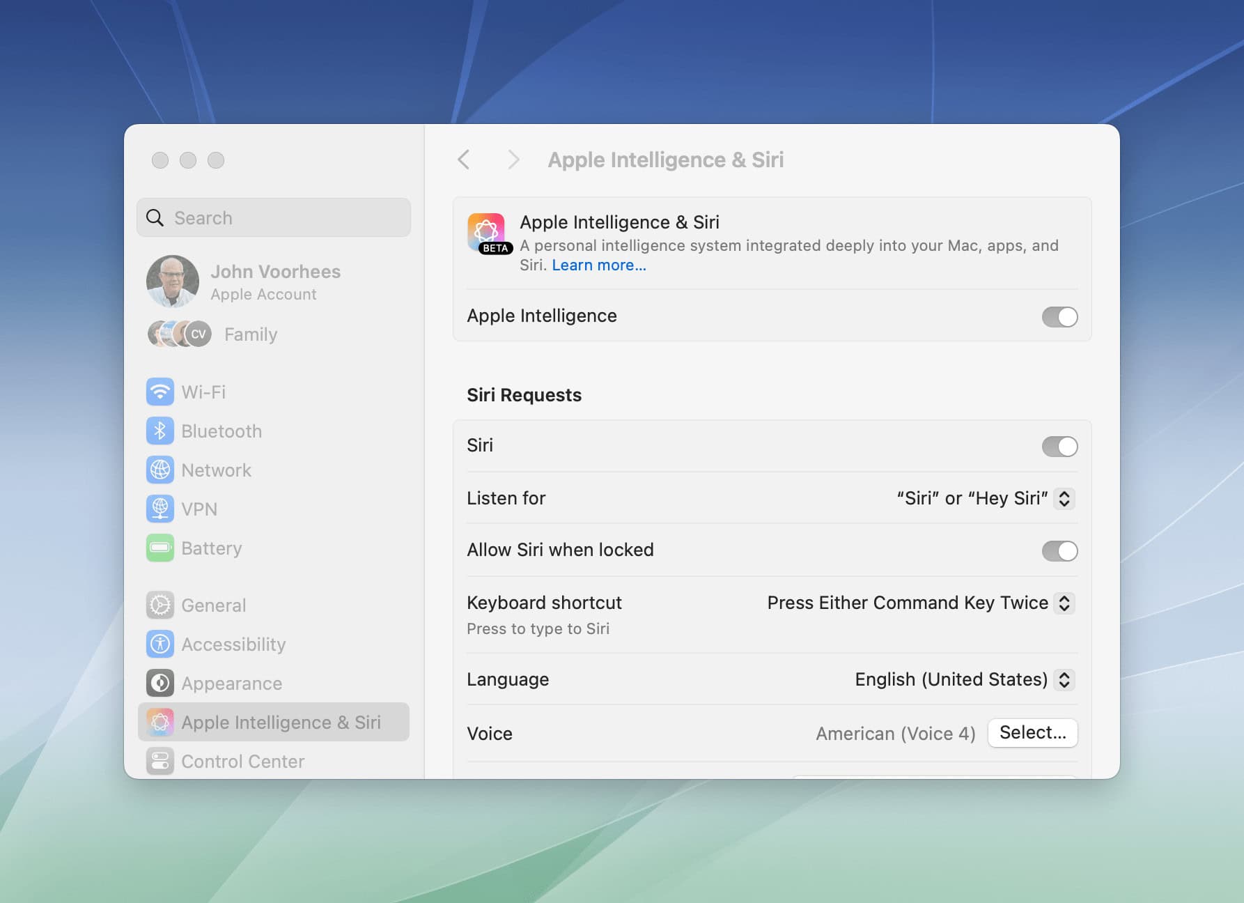 If you don't want to use Apple Intelligence, you can turn it off with a single toggle in each OS's settings.