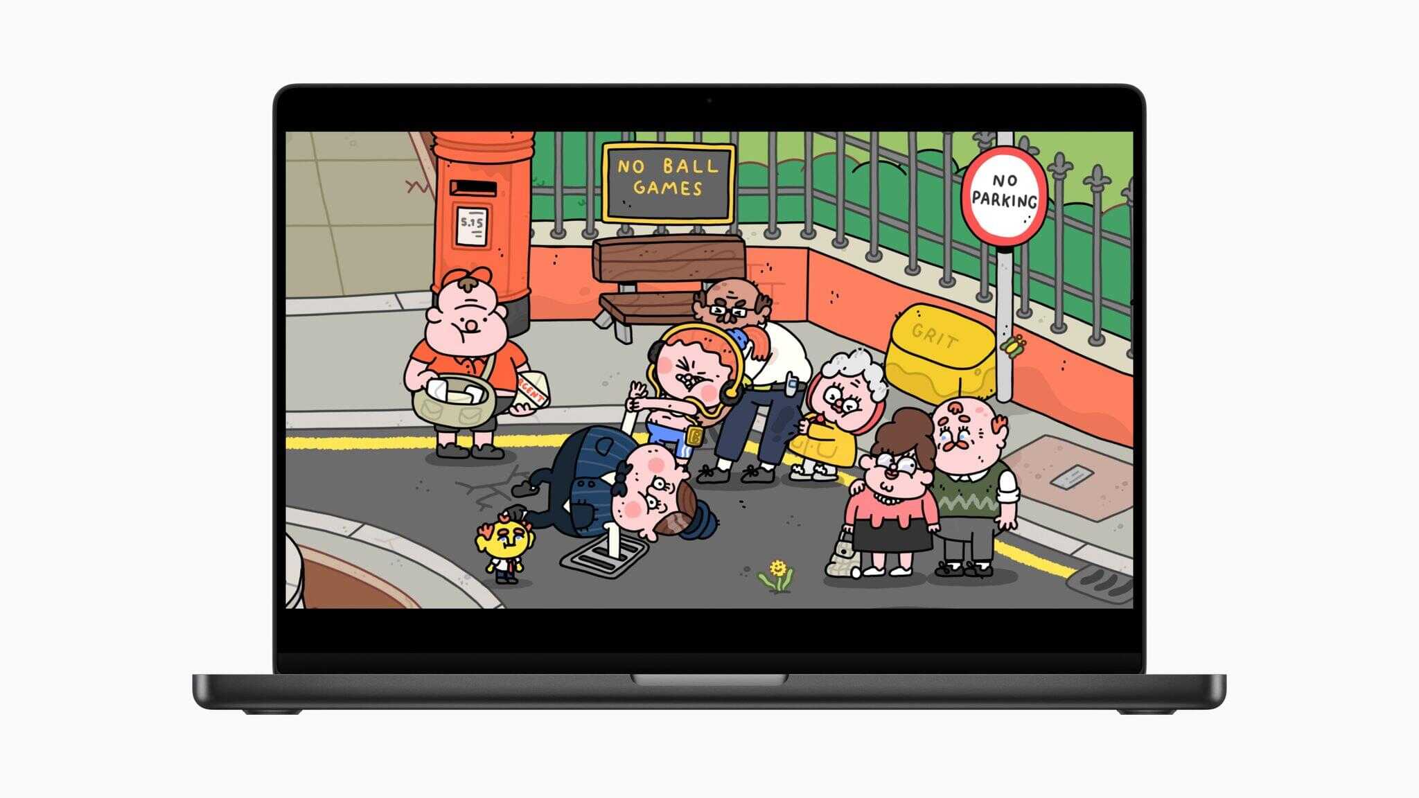 Mac Game of the Year winner Thank Goodness You’re Here! Source: Apple