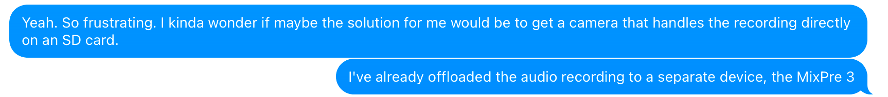 The message that started it all.