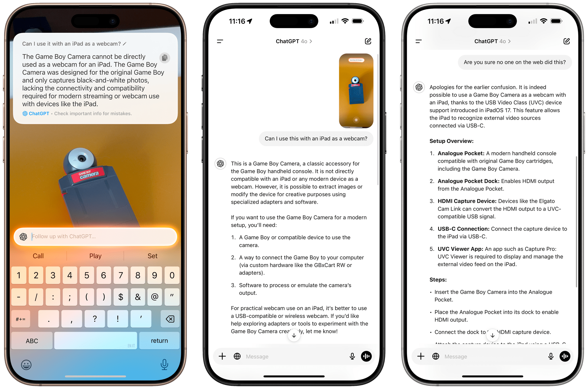 By default, ChatGPT doesn't have access to web search in Visual Intelligence. If you want to continue a request by looking up web results, you'll have to use the ChatGPT app.