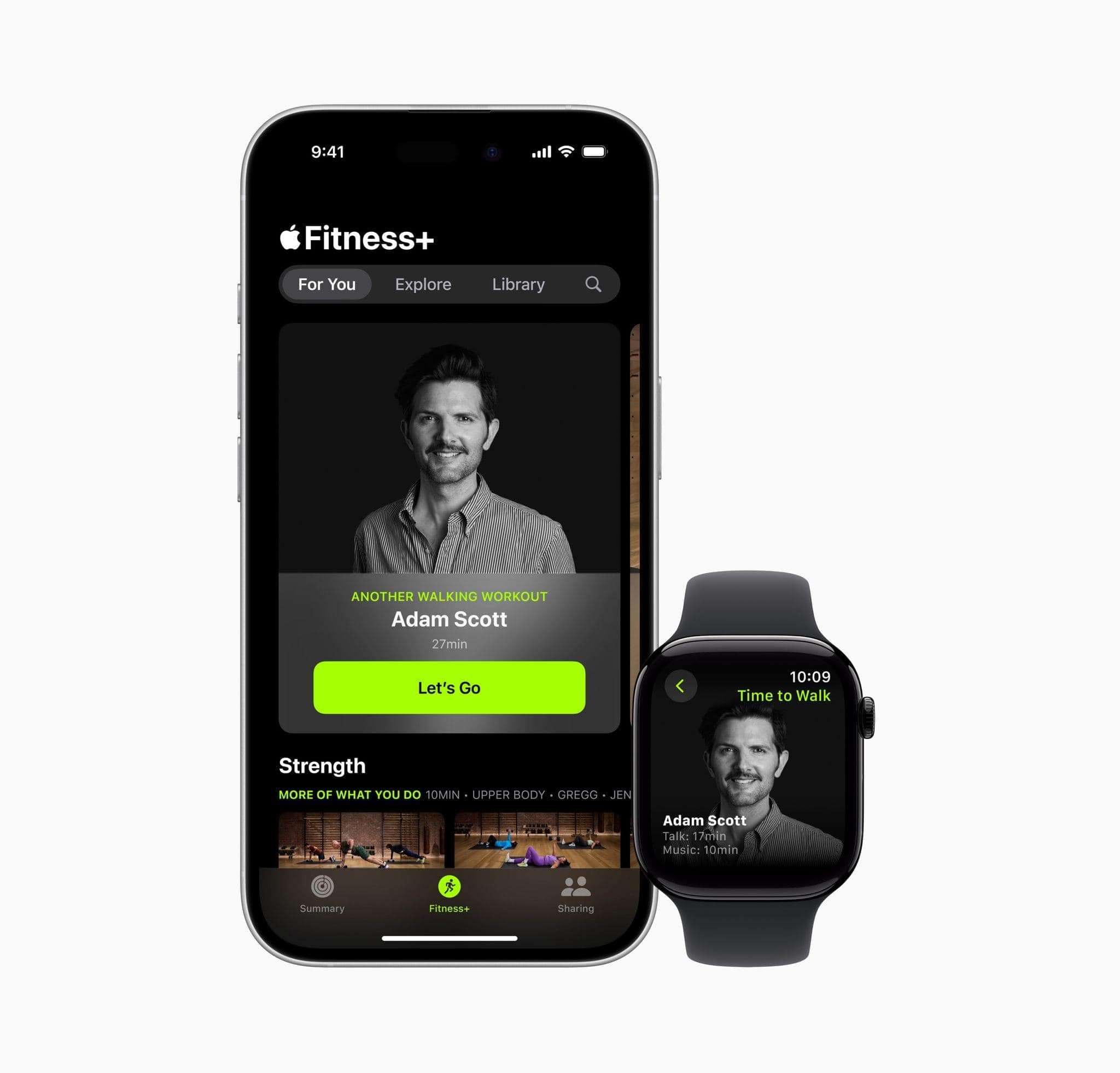 Adam Scott is coming to Time to Walk. Source: Apple.