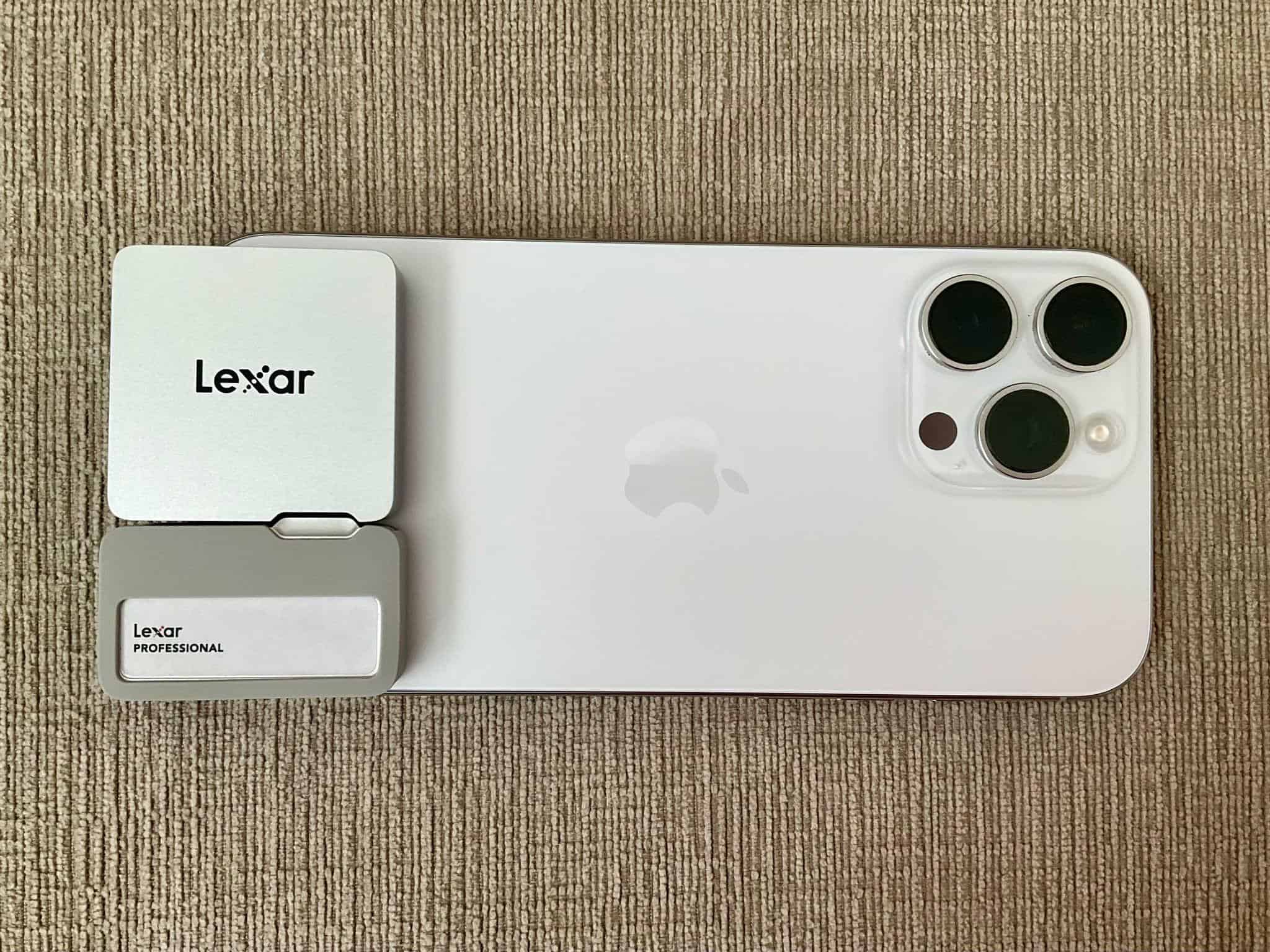 A 2TB SSD and mini USB-C hub.