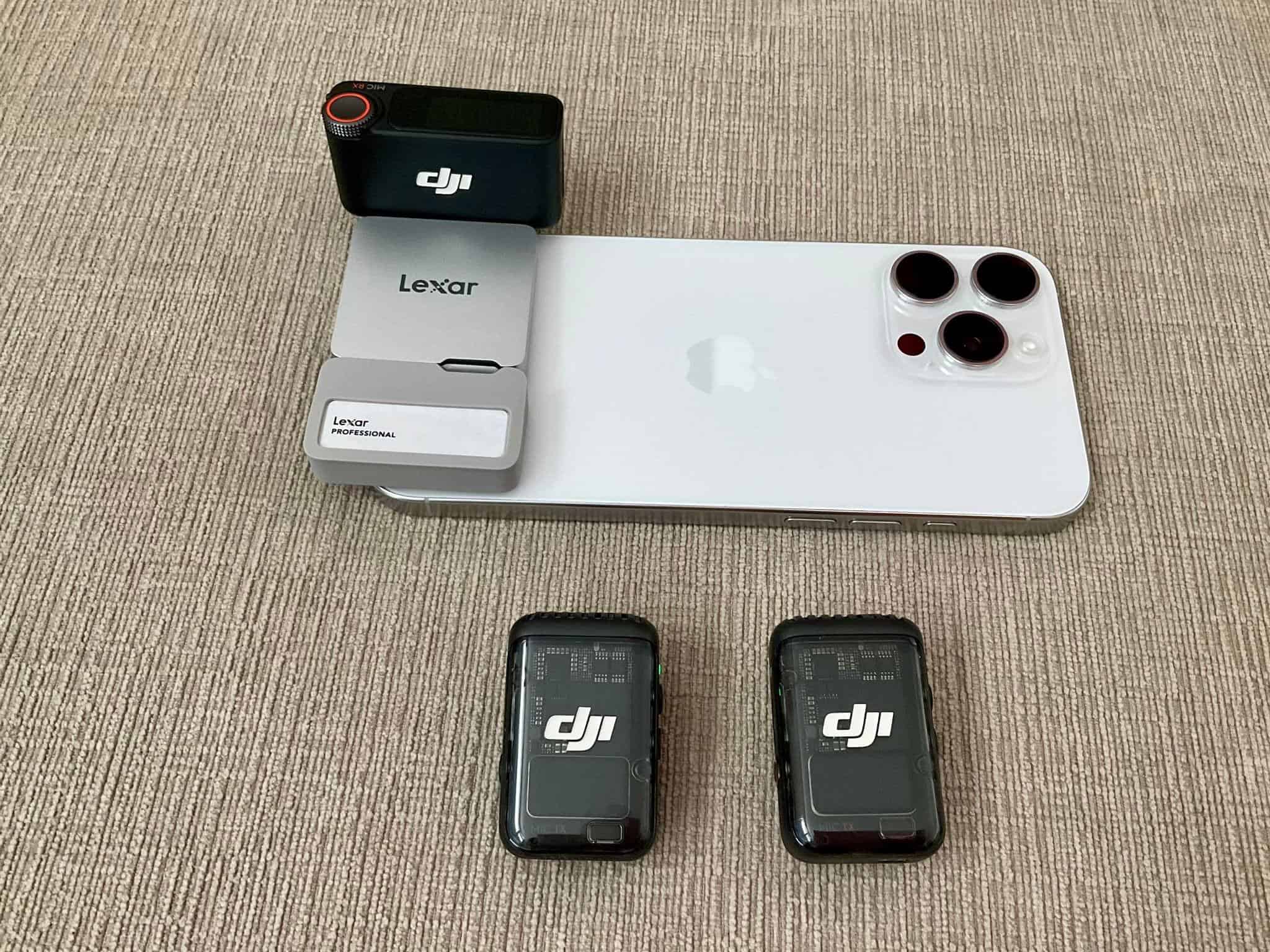 By adding a DJI Mic 2 receiver, I can improve our audio while saving to external media.