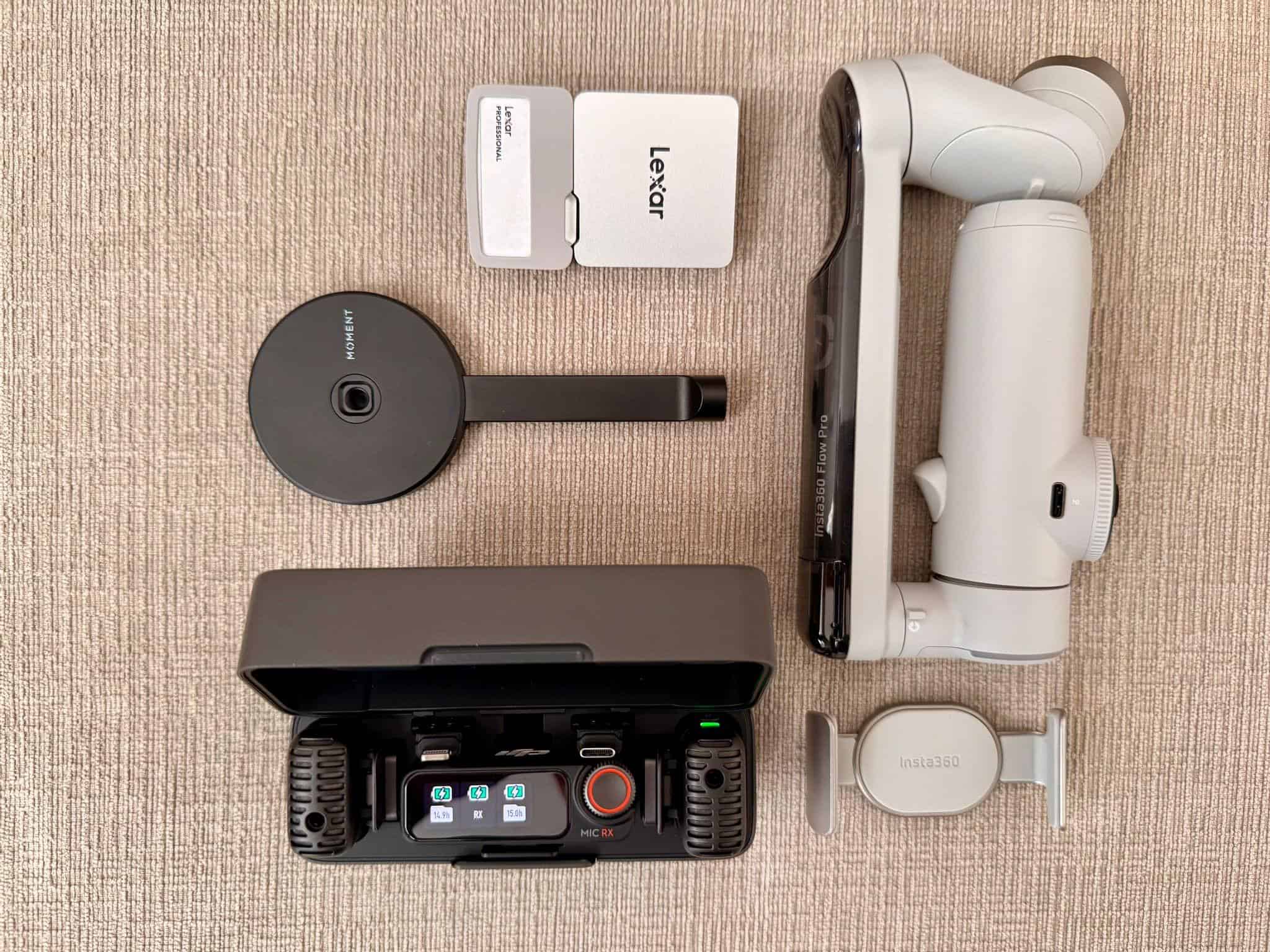 My portable video recording setup