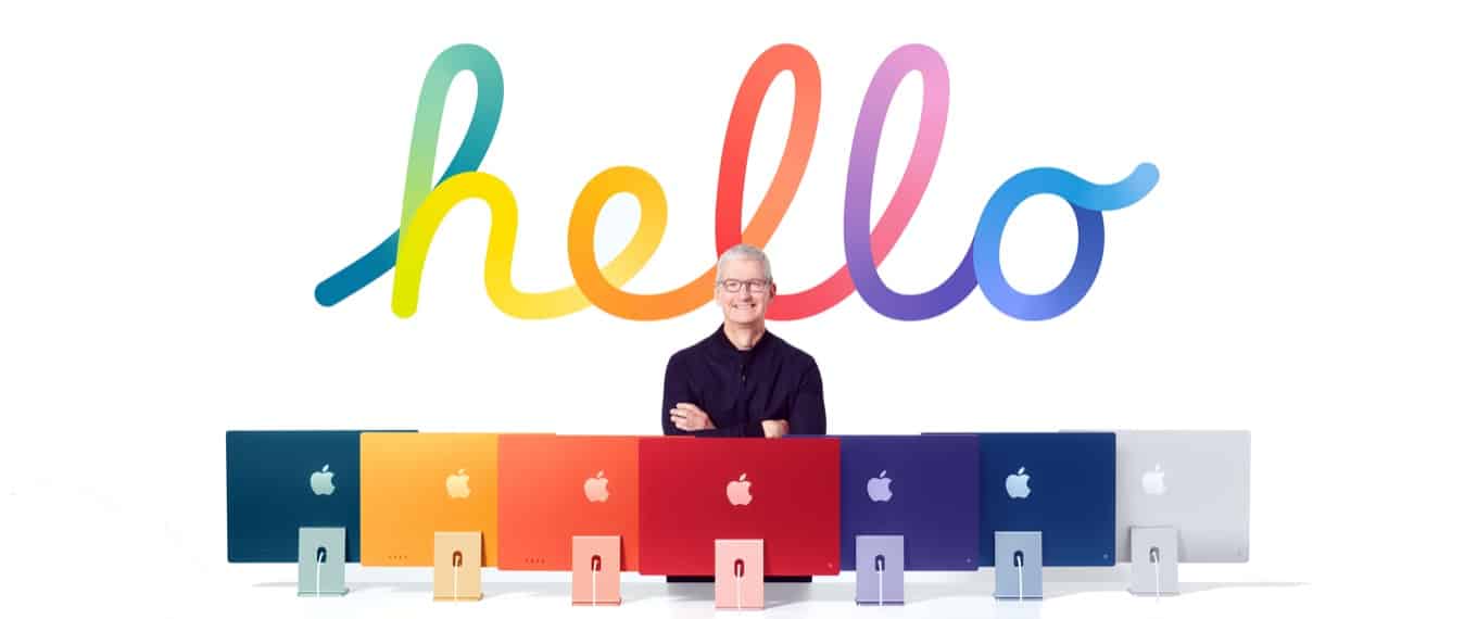 Tim Cook says hello