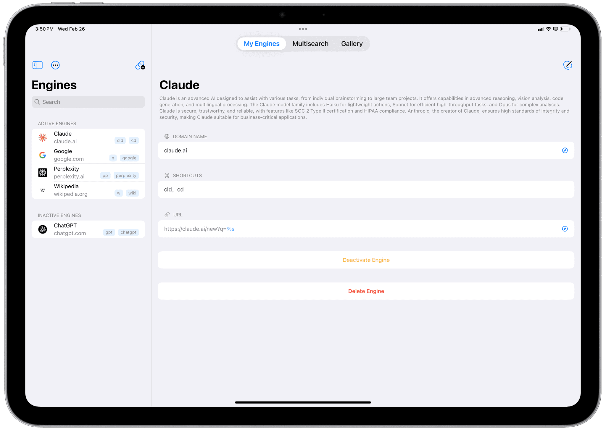 xSearch for Safari.
