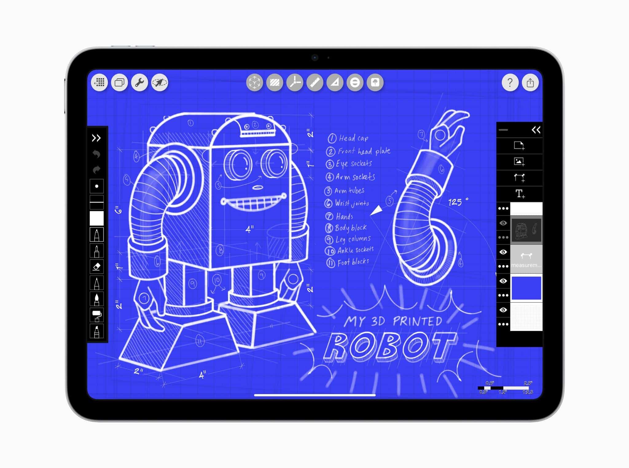 The base model iPad. Source: Apple.