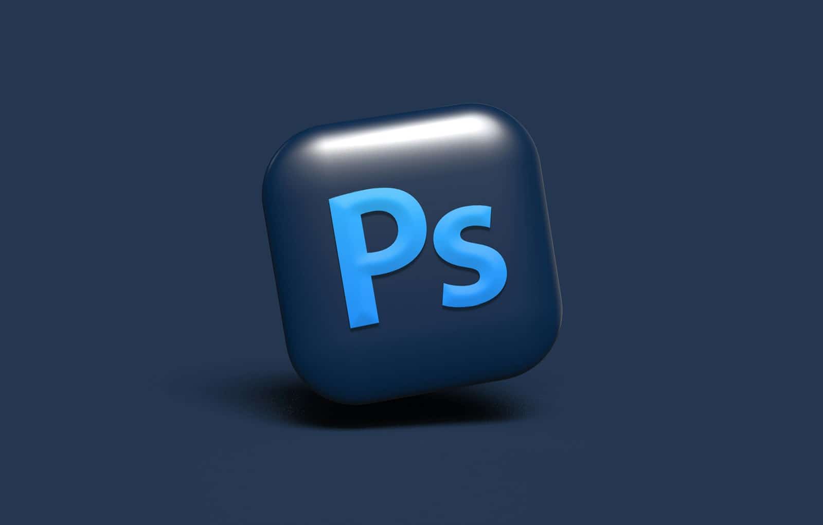 a blue square object with the letter p on it