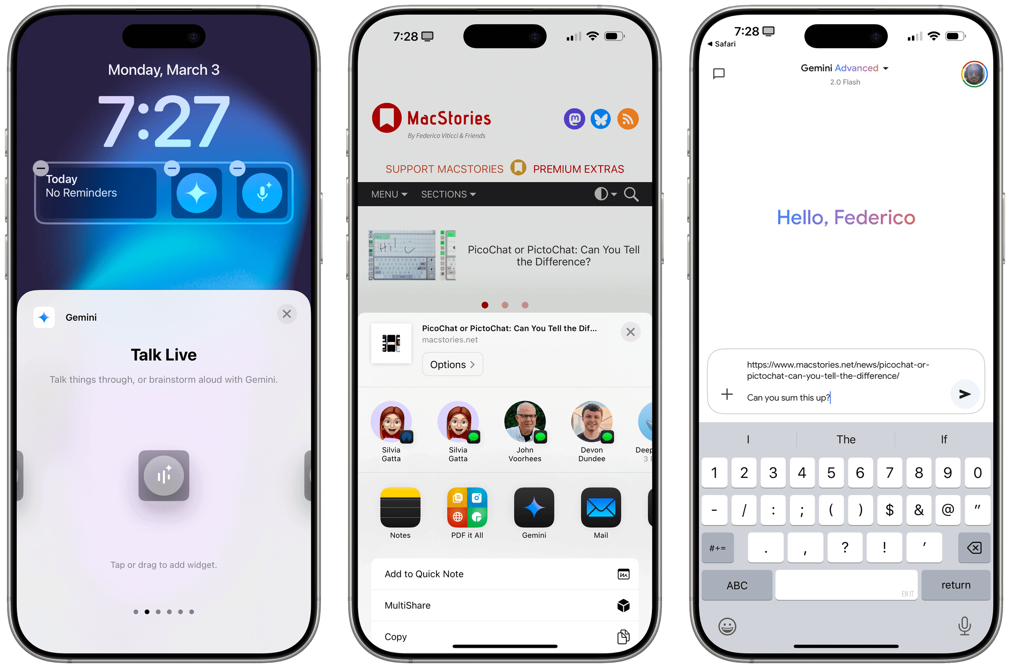 Gemini for iOS.