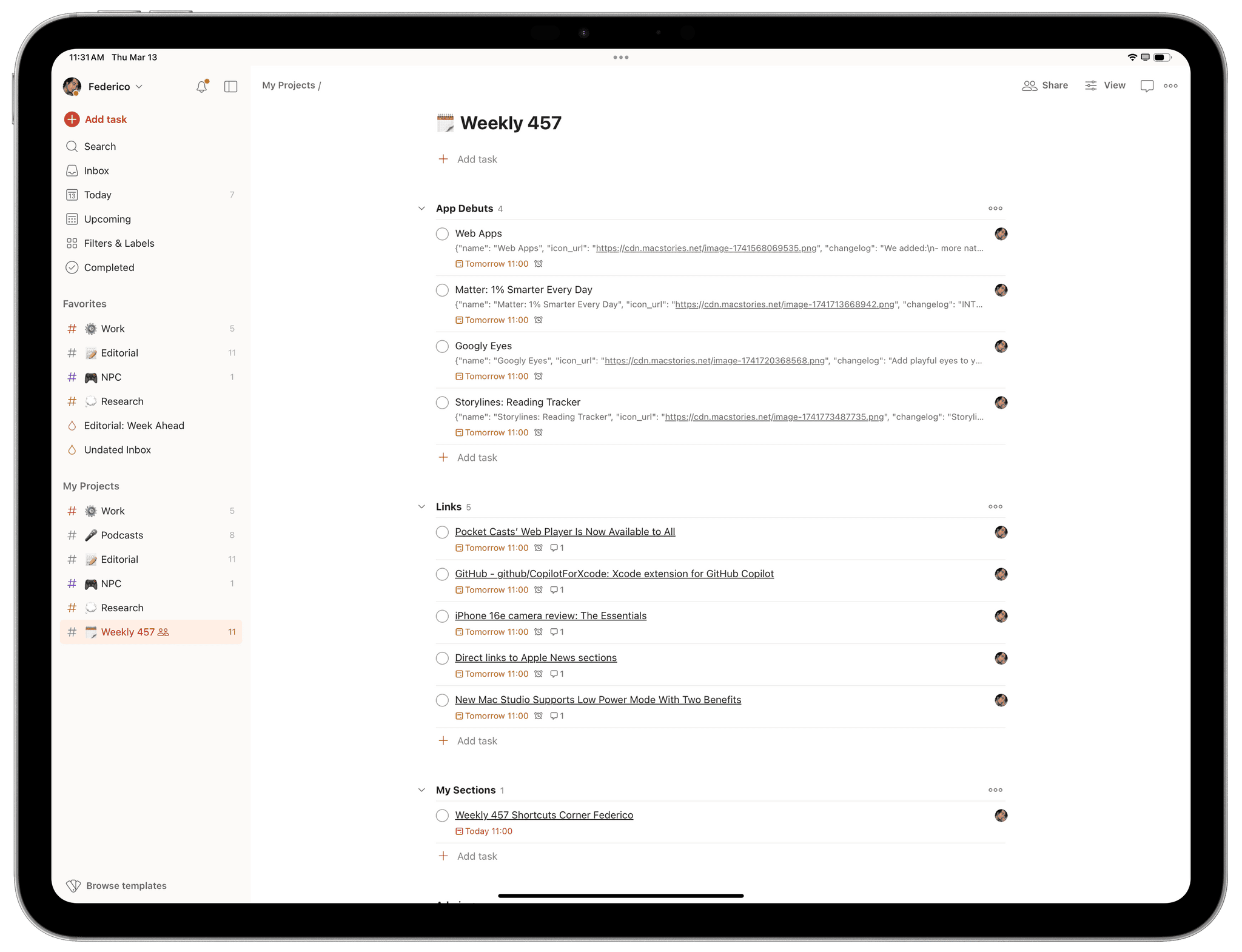 Todoist for the web.