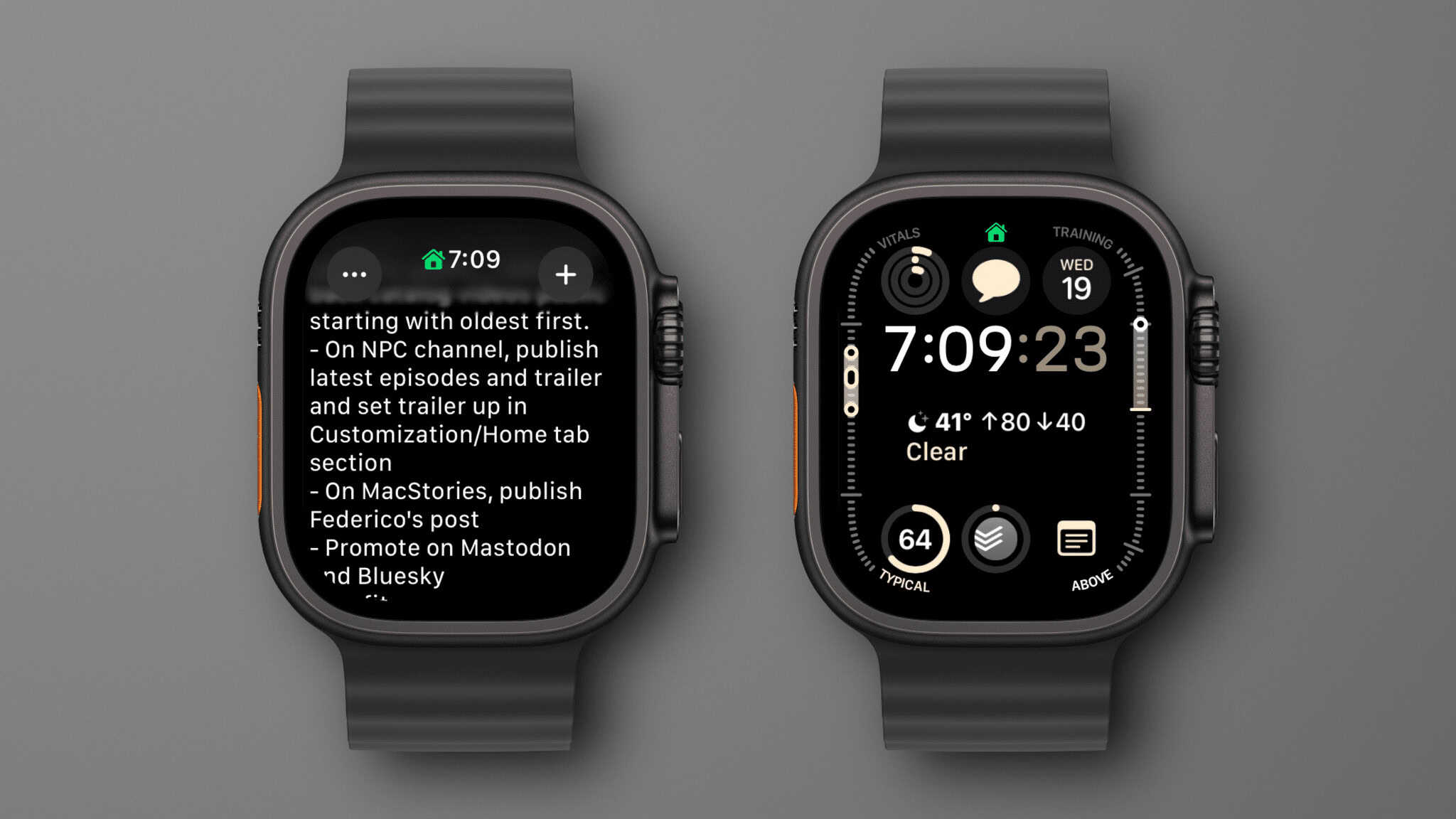 Scratchpad for watchOS.