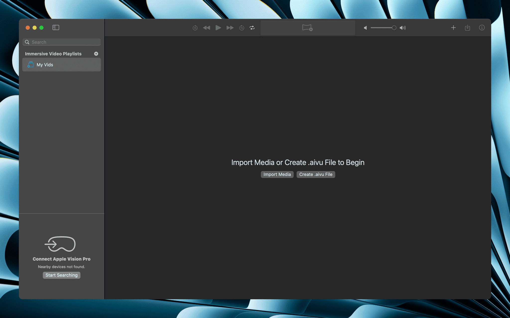 Apple Immersive Video Utility.