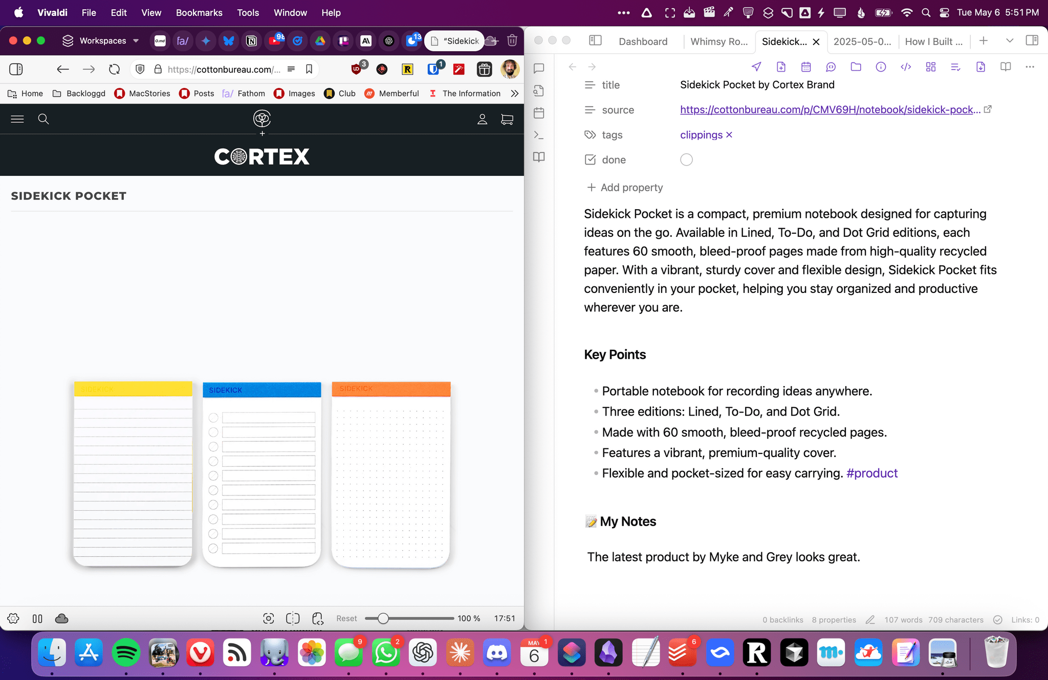 A webpage saved with Universal Clipper.
