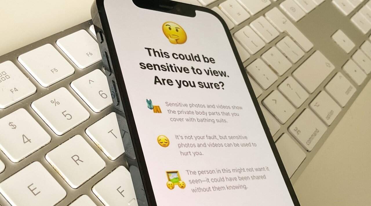 Apple's Communication Safety features can be turned on by parents for a child account.