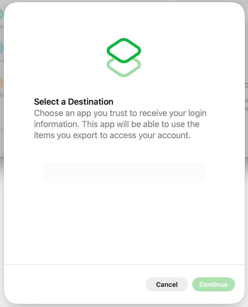 Passkey Export in macOS Tahoe