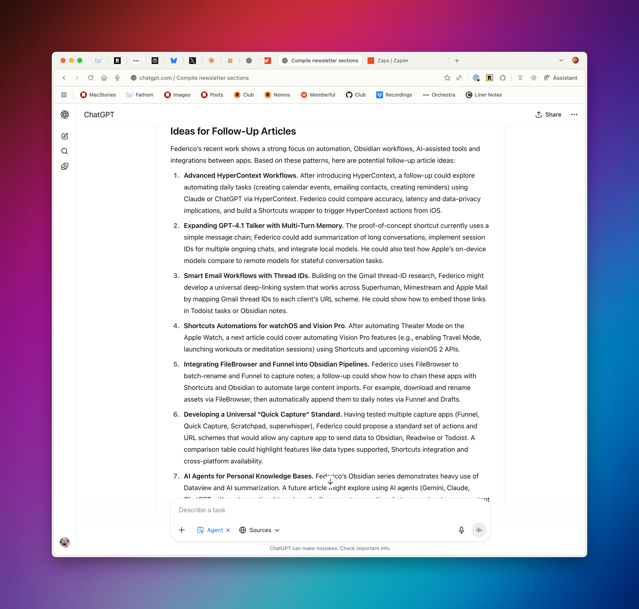 There are some nice ideas in here…