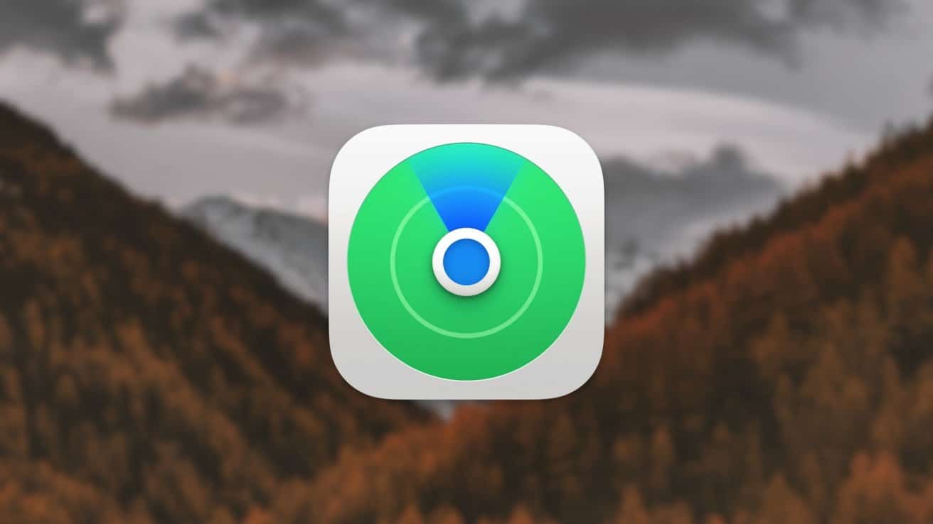 A rounded square icon featuring a green radar with a blue segment at the top, set against a blurred mountain background.