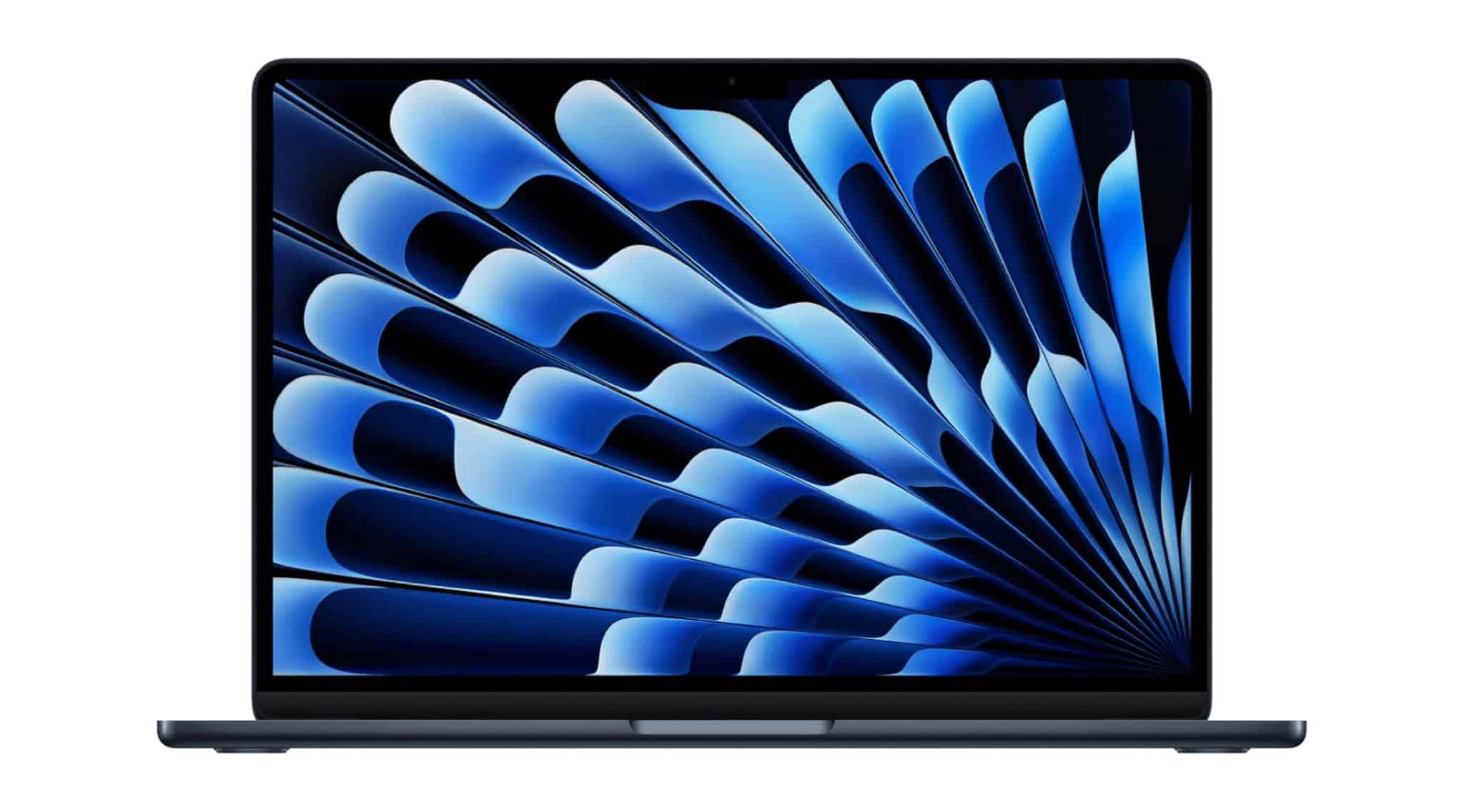 The 2025 13-inch M4 MacBook Air in Midnight.