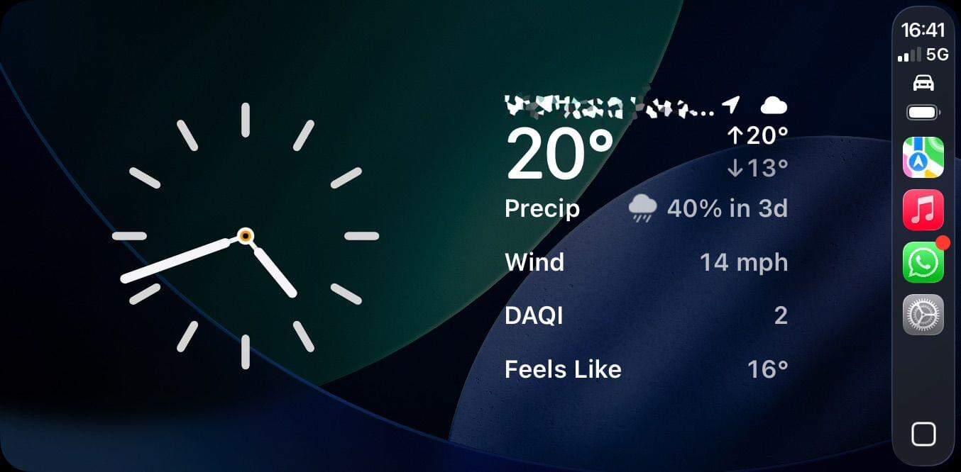 My calming default screen.