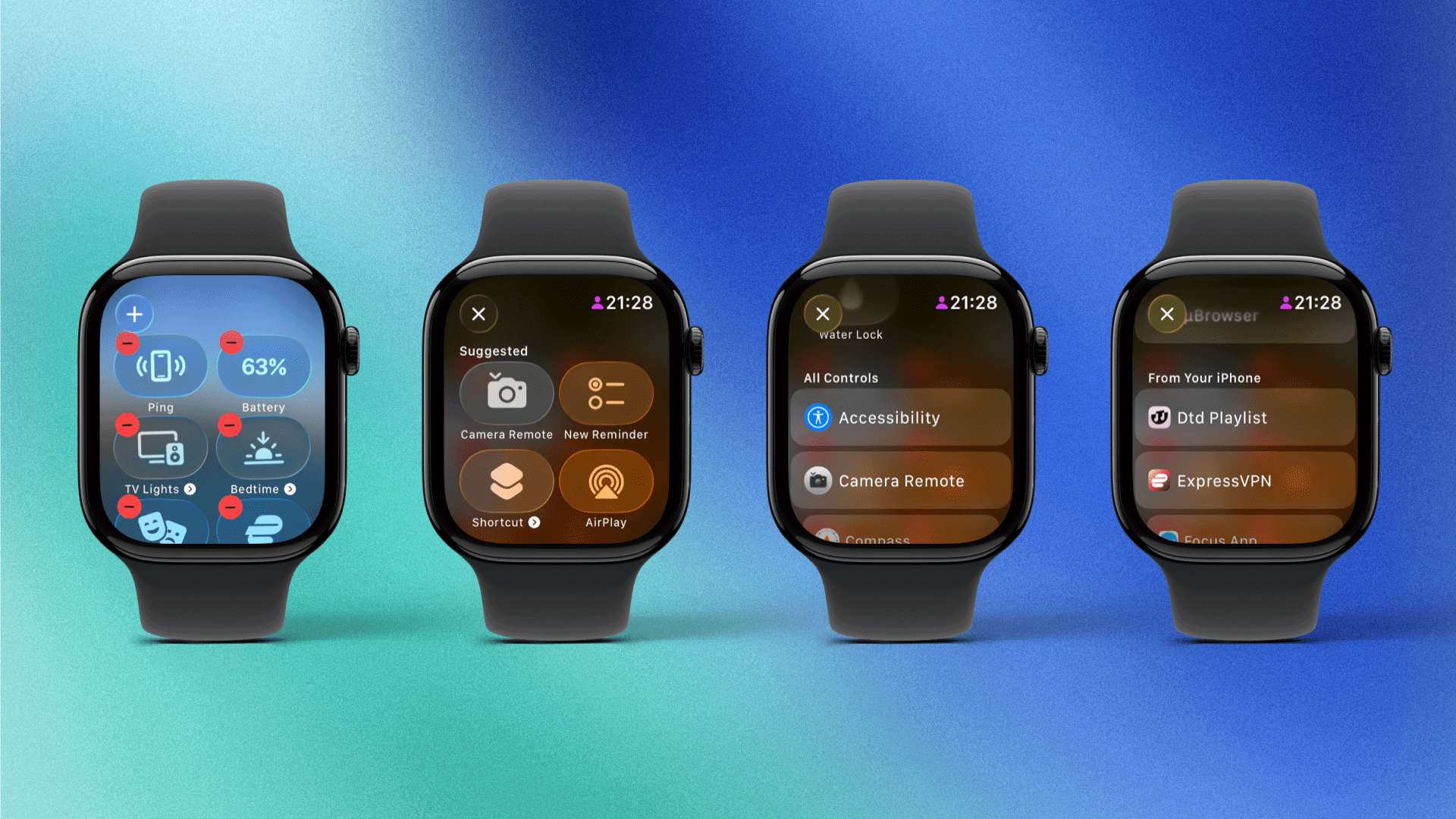 You can add a lot more controls to Control Center.