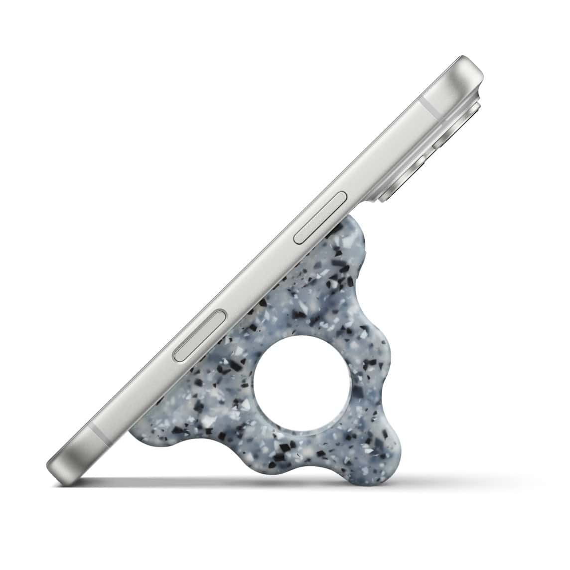 A side view of the Hikawa Grip and Stand