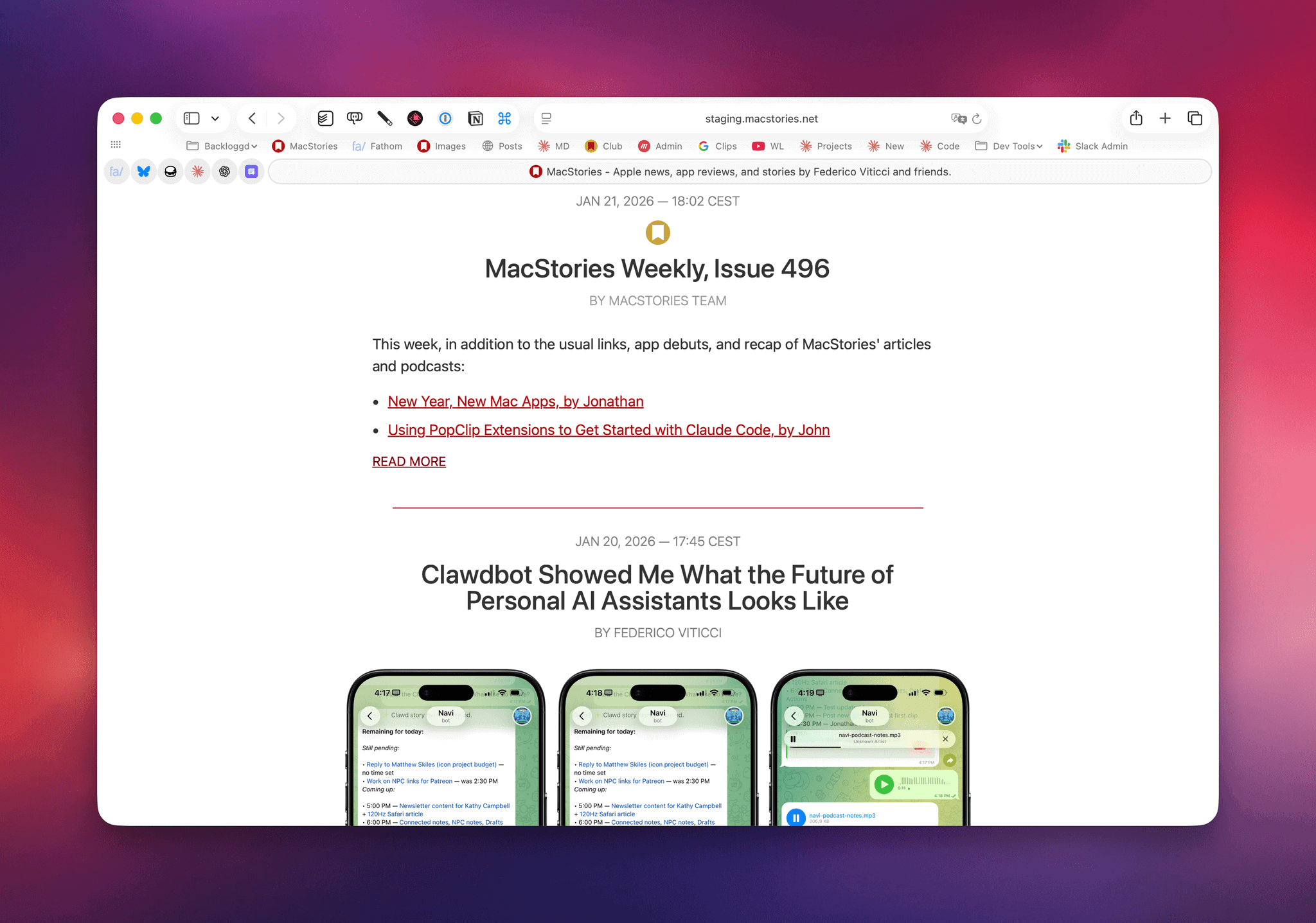 The same MacStories, now with everything under one roof.