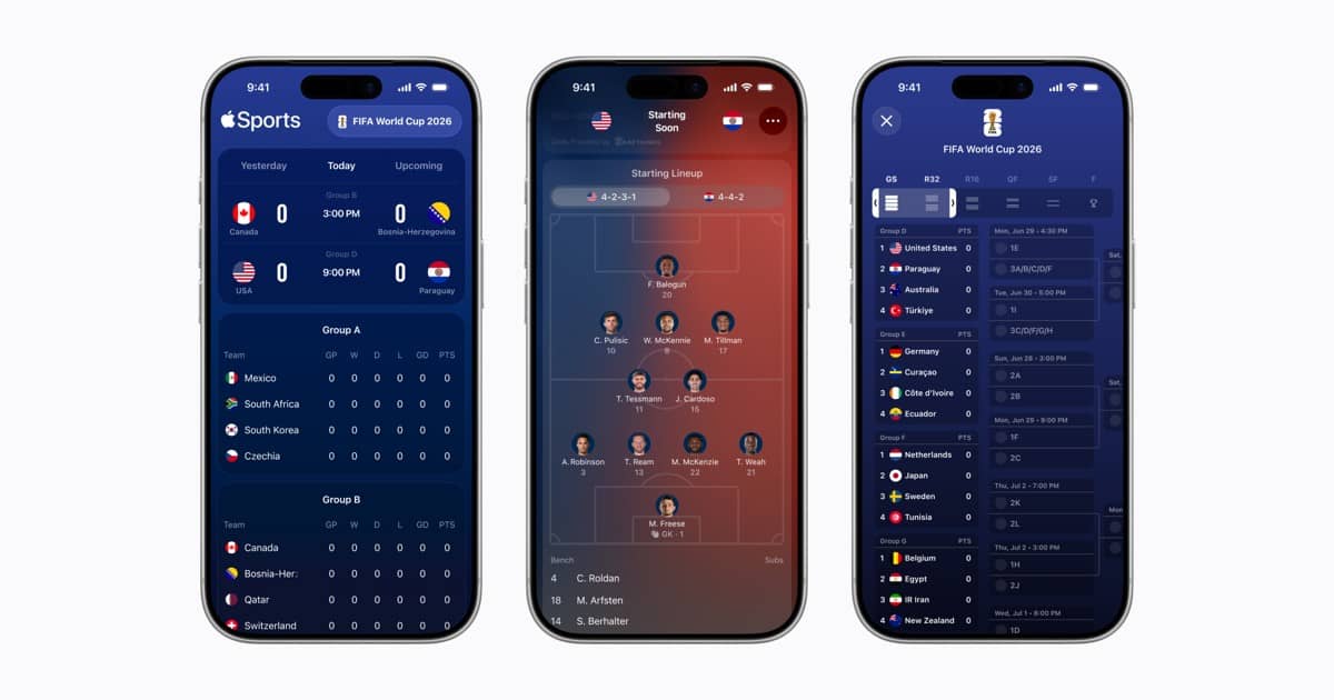Apple Sports expands to more than 90 new countries and regions